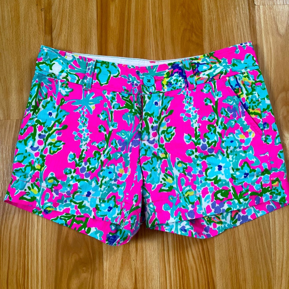 Lily Pulitzer Callahan shorts size 0, so cute!